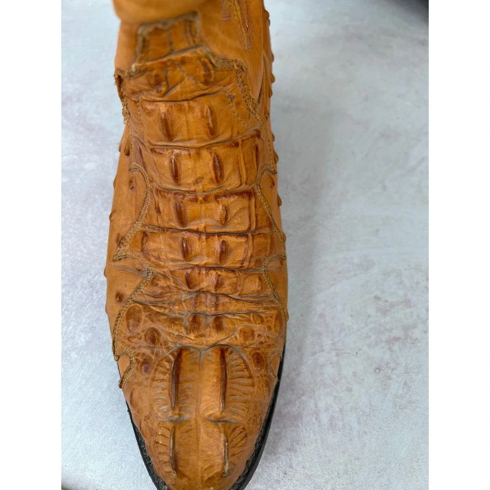 Holster‎ Tan Alligator Boots Men 6.5